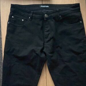 Aeropostale Men's Black Jeans 34/32